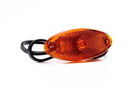 фонарь габаритный! LED овальный желтый 102x45 12-36V с кабелем 50cm \ Kogel FT061ZLED FRISTOM