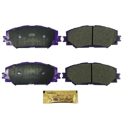 Колодки тормозные TOYOTA AURIS 1.4-1.6 07-/COROLLA 1.4 07-/RAV 4 06- передние PN PN1524 NIBK