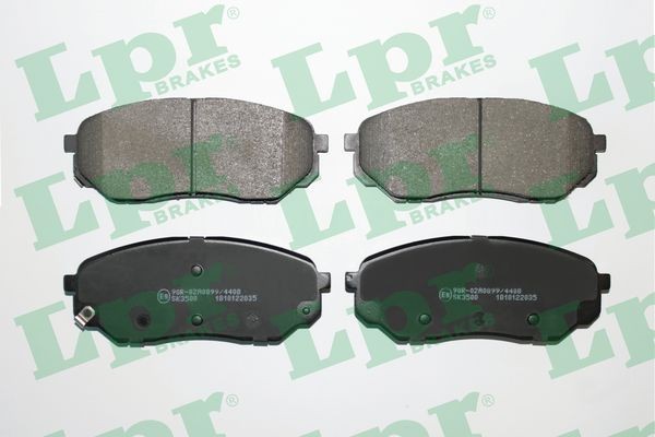 Комплект тормозных колодок, дисковый тормоз LPR 05P2035 05P2035 LPR