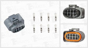 Разъём 8ти контактный 4X4коплектация: 8-pin, 8 уплотнений 7743734 TE PARTS