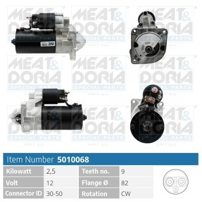 Стартер FIAT Ducato MEAT&DORIA 5010068 MEAT DORIA