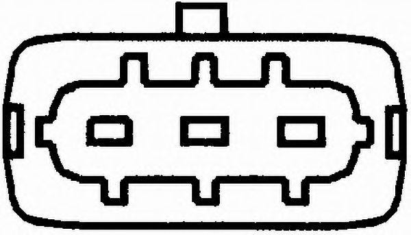 Датчик положения распредвала MERCEDES A (W168) (97-04) HELLA 6PU009121-501 HELLA