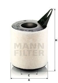 BMW E87/E90 1.8l/2.0l/1.6l 04/07> C1361 MANN FILTER