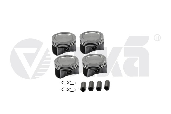 к-кт поршней! 4шт d81x1x1.2x2 STD\ Audi A3/A4, VW Golf/Passat 1.6i ALZ/AVU/BFQ/B 11071559401 VIKA