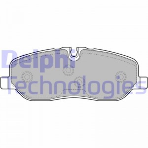 LP1935 колодки дисковые п.\ Land Rover Discovery/Range Rover 4.4i V8/2.7TD V6 04 LP1935 DELPHI