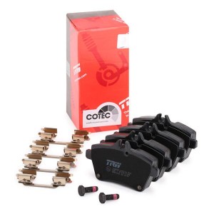 Колодки тормозные MERCEDES W169,W245 (1.5-2.0) (04-) передние (4шт.) TRW GDB1630 TRW