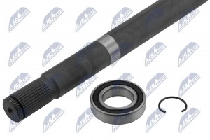 привод левый! 34x504x27мм с подшипником\ MB W204/W212/W221 4-matic 05> NWPME000 NTY