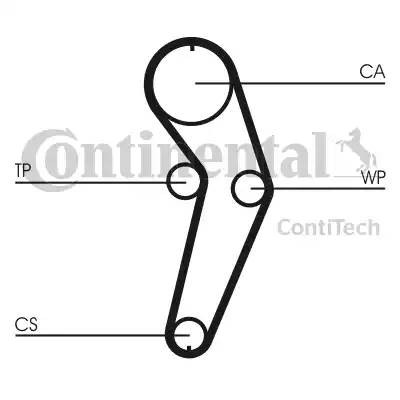 Ремень зубчатый CT988 CT-988 CONTITECH