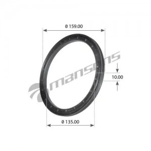 Сальник BPW 135*157*8 GR131 MANSONS