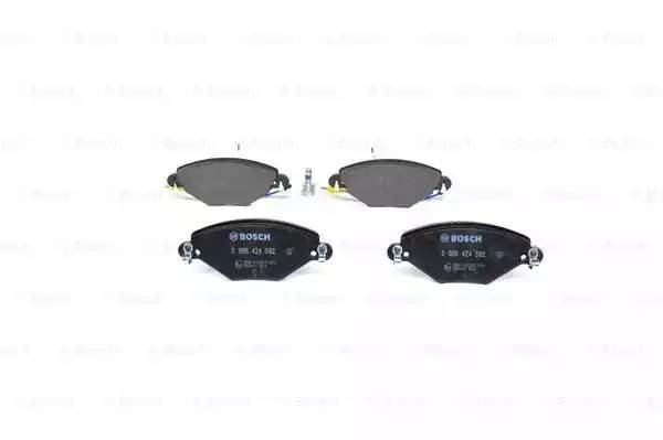 Колодки тормозные CITROEN C5 (1.6D/2.0D/1.8/2.0) (01-) передние (4шт.) BOSCH 0 986 424 582 BOSCH