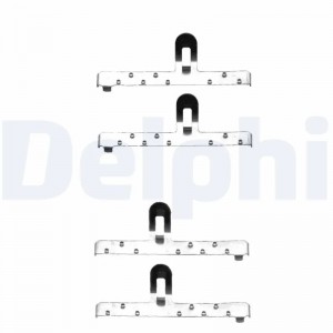 ремк-т торм.колодок пер.\ Seat Ibiza 1.4i/1.0, VW Polo 1.4/1.9D 81-97 LX0071 DELPHI