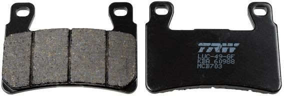 Колодки дисковые MCB703 MCB703 TRW LUCAS