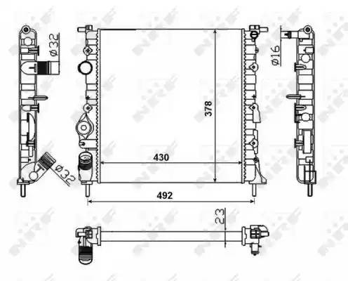 RENAULT LOGAN (2005-2014) 58023 NRF