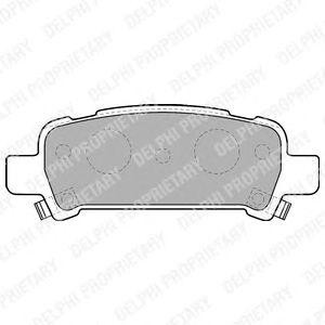 LP1509 колодки дисковые з.\ Subaru Forester 2.0/Impreza/Legacy 97> LP1509 DELPHI