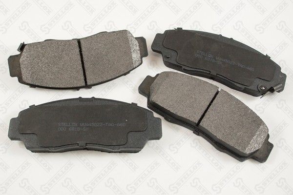 колодки дисковые передние ! с антискрип. пластинами\ Honda Accord CU1 11> 000-681B-SX STELLOX