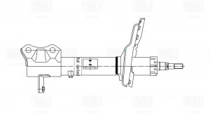 Амортизатор Lexus RX (03-) задн. лев. (AG 19215) AG19215 TRIALLI