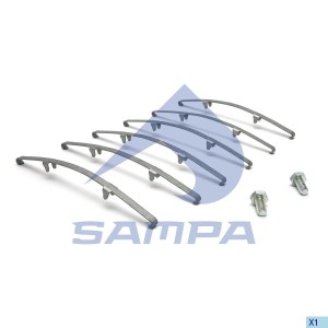 р/к торм.колодок! 6 пружин, 2 болта, для 29030\ RVI, MAN 093582 SAMPA