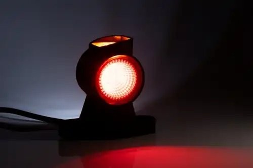 фонарь габаритный! LED, LH, 3х -цветный, L=96мм, с проводом 0,5м \ FT140ALLED FRISTOM