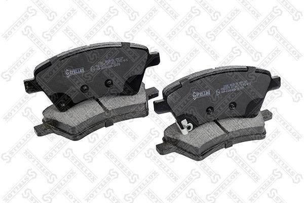 колодки дисковые пер.!с антискр. пл.\Fiat Sedici, Suzuki SX4 1.5i/1.6i 16V/1.9 D 1226-001B-SX STELLOX