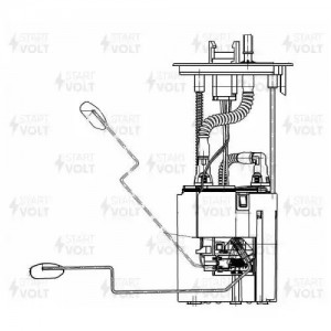 Модуль топливного насоса для а/м Hyundai/KIA ix35 (10-)/Sportage III (10-)2.0i S SFM 0807 START VOLT
