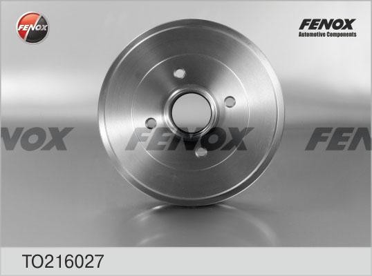 Барабан тормозной задний TO216027 FENOX