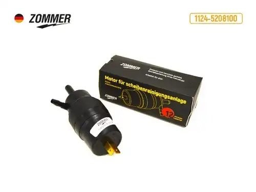 Мотор омывателя ГАЗ, КАМАЗ, ЗИЛ (24V) 2,5 атм н/о 1124-5208100 ZOMMER