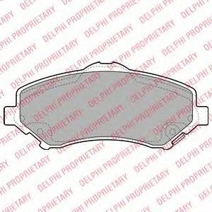 LP2143 колодки дисковые п.\ Jeep Wrangler 2.8CRDi/3.8 V6 07> LP2143 DELPHI