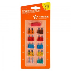 Предохранители "стандарт" (набор 10шт, 5-30А) AFU-S-03 AFU-S-03 AIRLINE