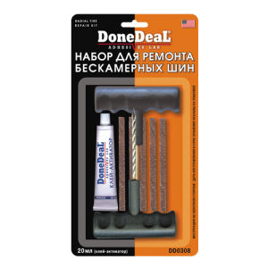Набор для ремонта бескамерных шин DONE DEAL DD0308 DONE DEAL