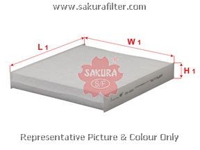 Фильтр салонный  HONDA CIVIC 1,5 1994 - 1997  HONDA CIVIC 1,5 1998 - 2001 CA1604 CA1604 SAKURA