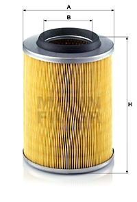Фильтр воздушный C 16 127 MANN FILTER