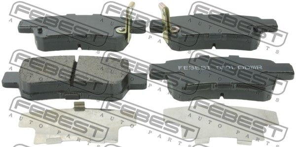Колодки задние HONDA ODYSSEY III (LHD) 2005-2010 0301-ODIIIR 0301-ODIIIR FEBEST