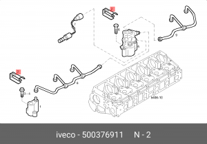 фиксатор моторного тормоза! (м)\Iveco 500376911 IVECO