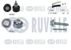 AUDI/SEAT/SKODA/VW РЕМЕНЬ + 2 РОЛИКА + БОЛТ + БОЛТ КОЛЕНВАЛА 550384 RUVILLE
