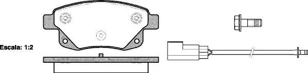1252 02 [1433958] !колодки дисковые з.\ Ford Transit/Tourneo Connect 2.2TDCi/2.4 125202 REMSA