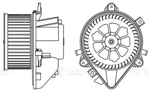 FIAT DOBLO (2001-2005) 12V LFh 1629 LUZAR