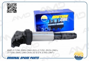 Катушка зажигания BMW 3 V E90, E90N 2005-2011 3 V E91, E91N 2005- 5 V E60, E60N  AMD.EL817 AMD