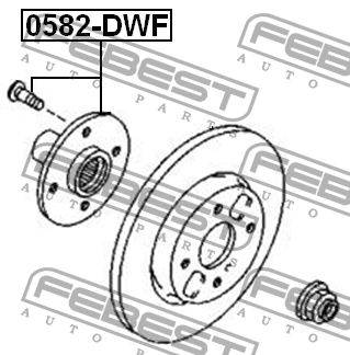 Ступица 0582-DWF 0582-DWF FEBEST