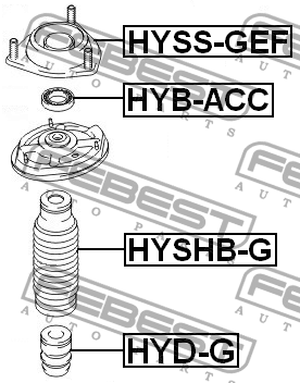 Пыльник амортизатора HYSHB-G HYSHB-G FEBEST