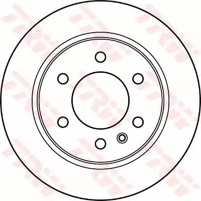 Диск тормозной VW Crafter (06-) MERCEDES Sprinter (06-) задний (1шт.) TRW DF4823S TRW