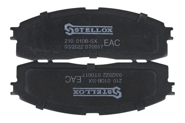 колодки дисковые задние! с антискрип. пл.\ Toyota Celica 2.0i GT 85-90/Supra 3.0 210-010B-SX STELLOX