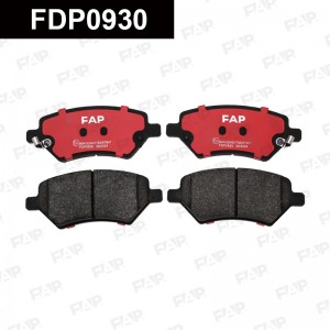 FDP0930 колодки дисковые передние!\ Chery A3/Tiggo 1.6-2.0 05> FDP0930 FAP