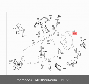 болт АКПП! M10x31\ MB A 010 990 49 04 MERCEDES BENZ