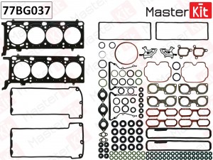 Верхний комплект прокладок L/R с прокладкой ГБЦ BMW X5 E53 M62 B4.4 98-04 77BG03 77BG037 MASTER KIT