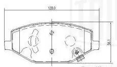 Колодки торм. для а/м Geely Coolray (20-) диск. перед. (PF 4129) PF4129 TRIALLI