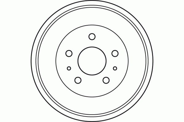 Барабан тормозной FORD FOCUS II DB4392 DB4392 TRW