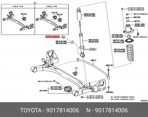 АВТОКОМПОНЕНТ 9017814006 (TOYOTA) 90178-14006 TOYOTA
