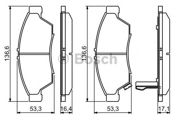SUZUKI LIANA 02> 0 986 494 238 BOSCH