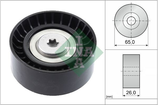 Ролик приводного ремня BMW 3 (F30),X3 (F25),X5 (F15) обводной INA 532 0748 10 INA