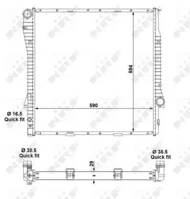 BMW X5E53 ДО 09/2003 АКПП / 3.0/4.4/3.0D 55329 NRF